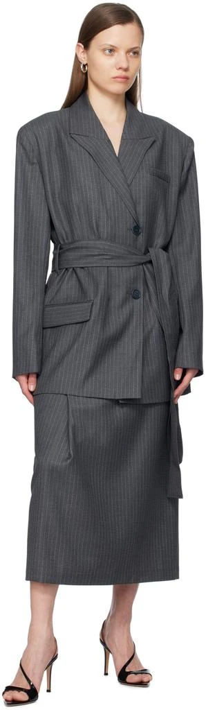 GAUGE81 Gray Sidi Midi Dress 4