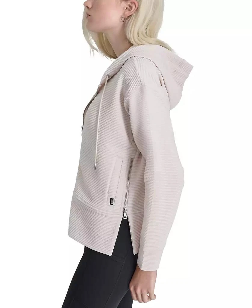 DKNY Women's Tech Ottoman Full-Zip Hoodie 8