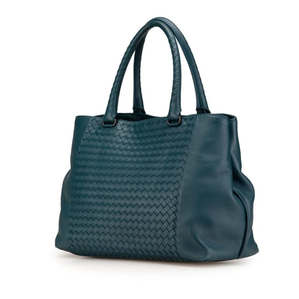 Bottega Veneta Leather Handbag Tote Bag (Pre-Owned) 2