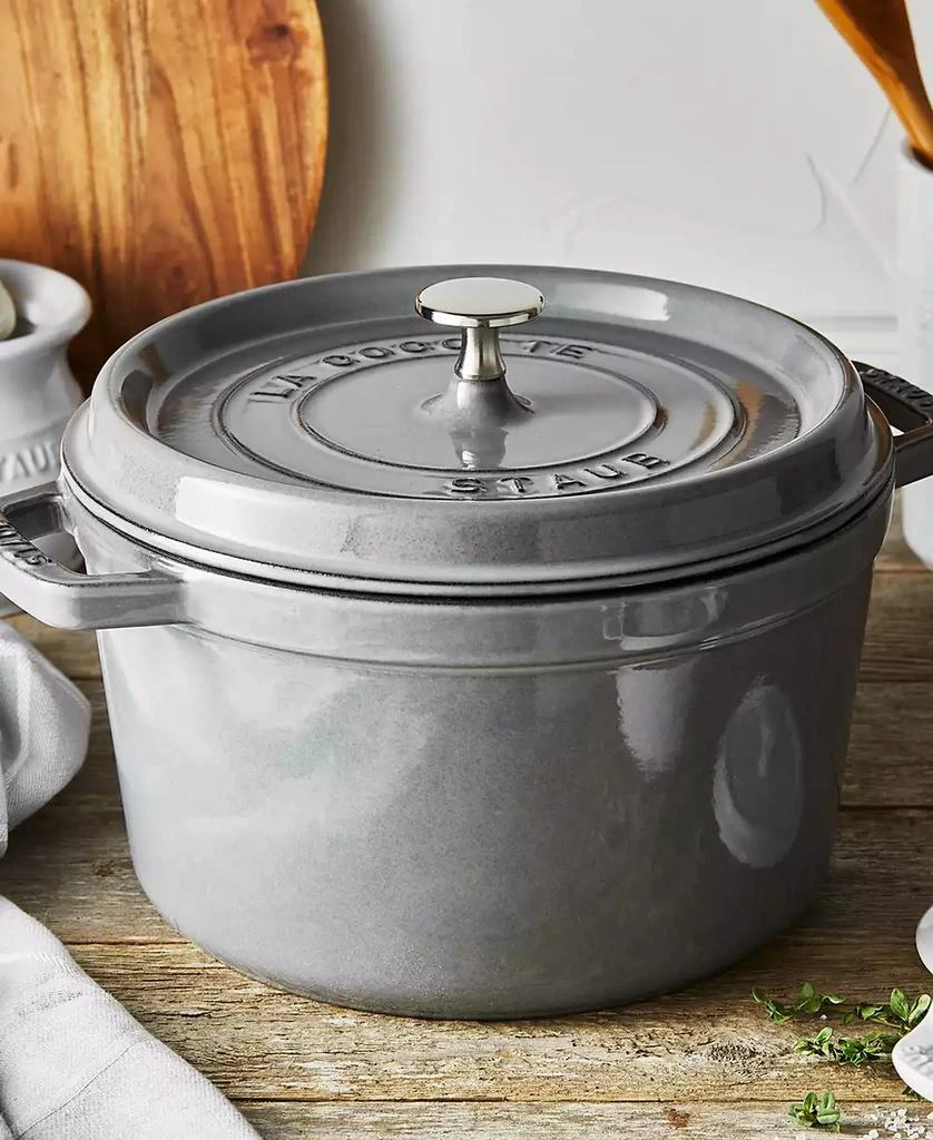 Staub Cast Iron 5 Quart Tall Cocotte 6