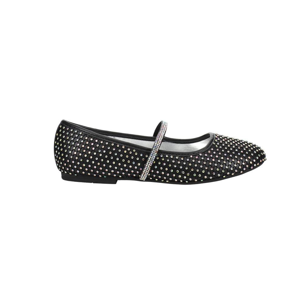 Nina Jessa Studded Rhinestone Ballet Flats (Little Kid-Big Kid)
