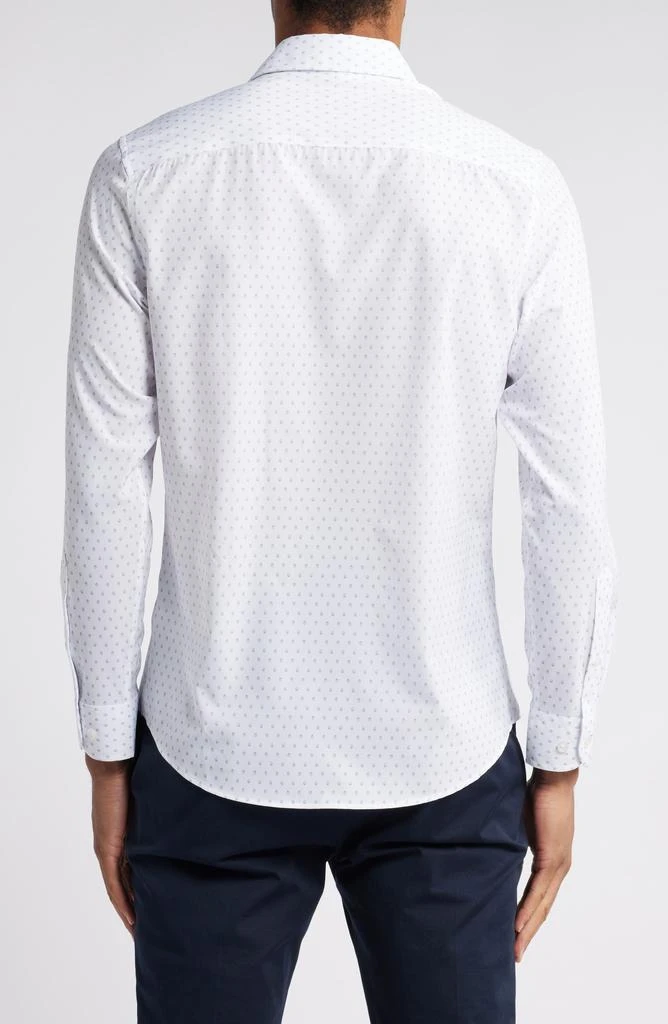 Nordstrom Trim Fit Stretch Performance Print Button-Up Shirt 3