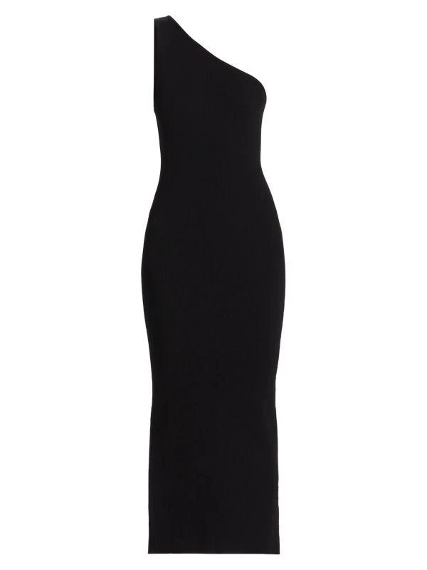 Totême Ribbed One-Shoulder Maxi Dress 6