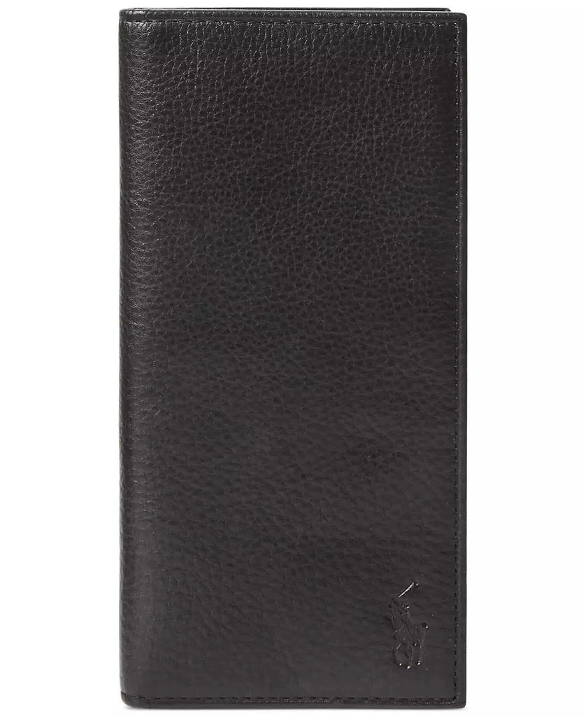 Ralph Lauren Men's Pebbled Leather Narrow Wallet 1