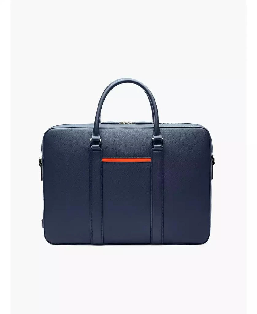 MAVERICK & CO. Men's Manhattan Leather Briefcase 6