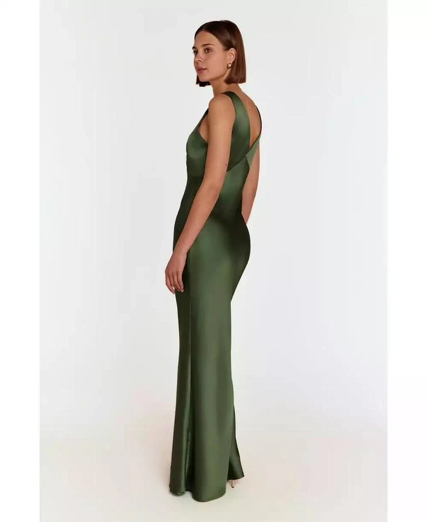 rewritten bridesmaid dress Convertible taupe bridesmaid dresses online. Multi wrap dress by Nuichan main image 0