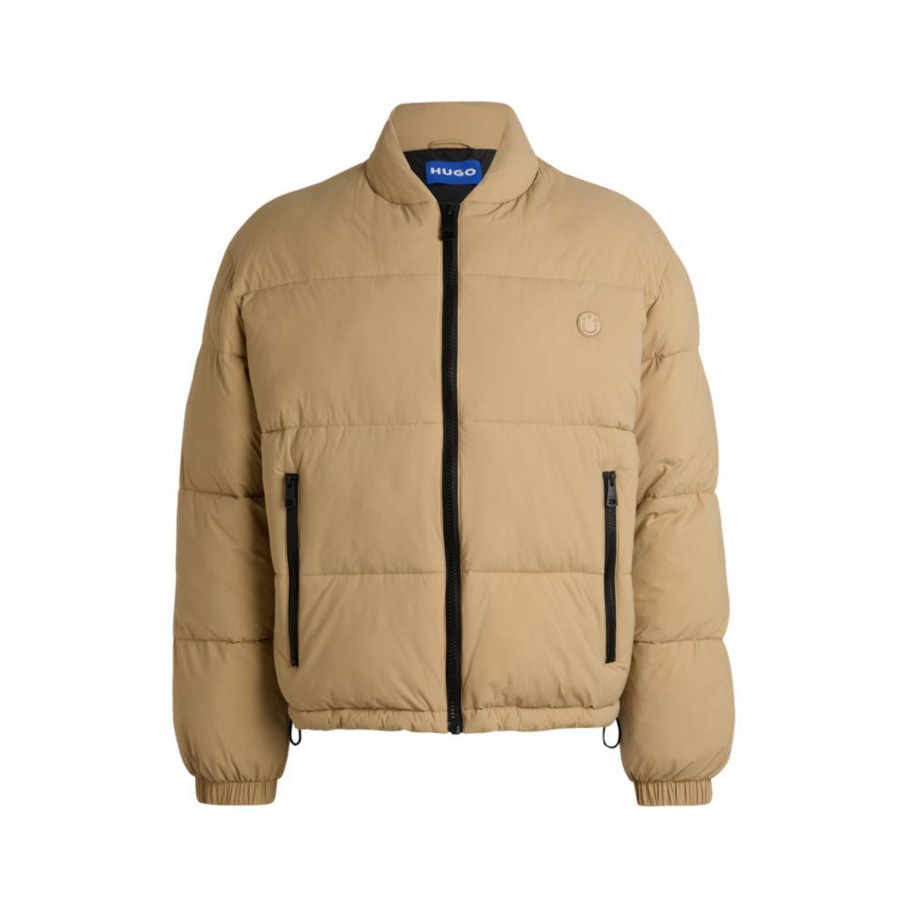 Hugo Boss Slim-fit water-repellent jacket with logo badge