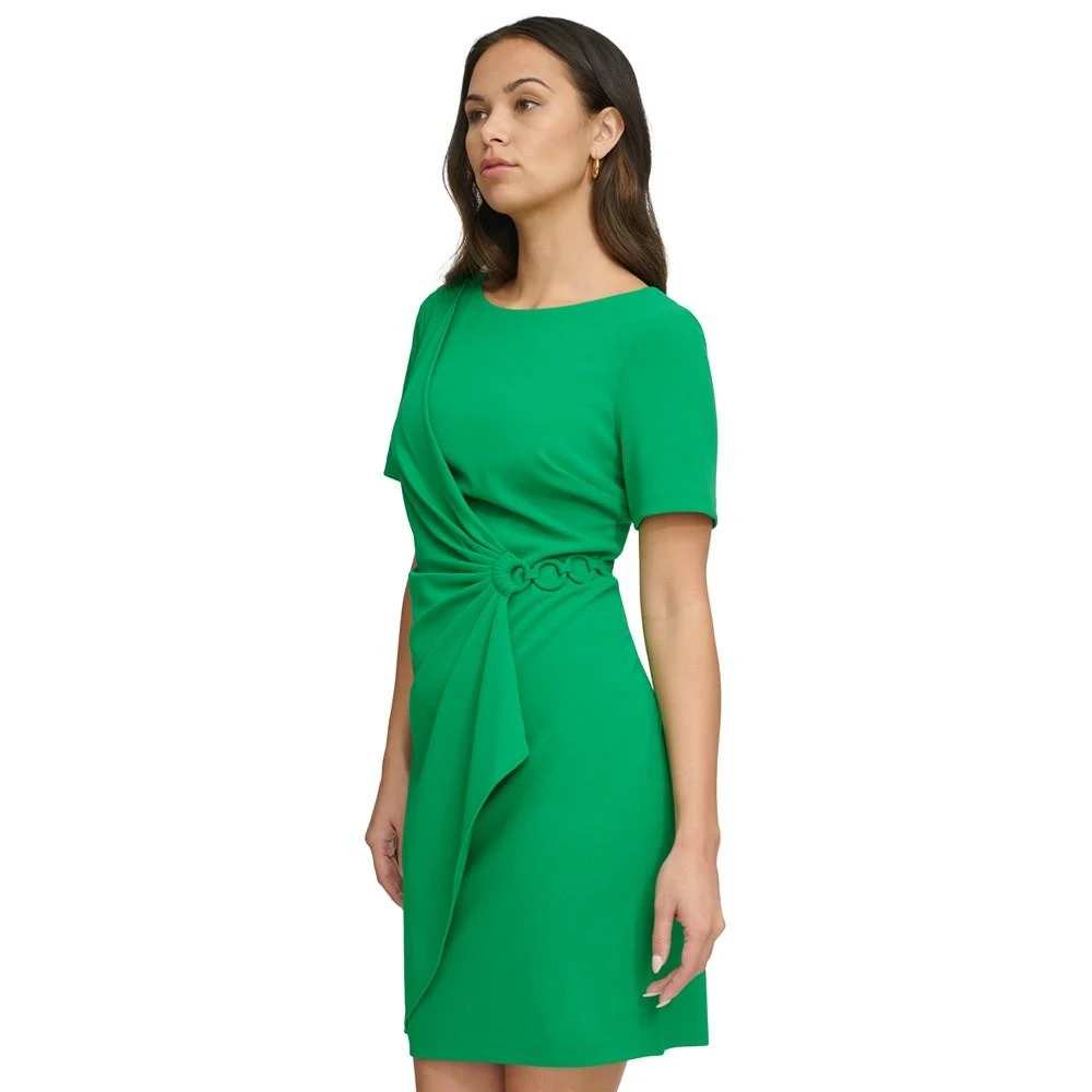 DKNY Petite Gathered-Sleeve Sheath Dress 3