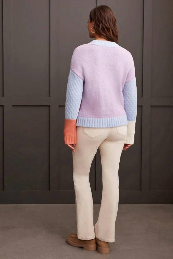 Tribal Tribal - Chenille Colorblock Sweater