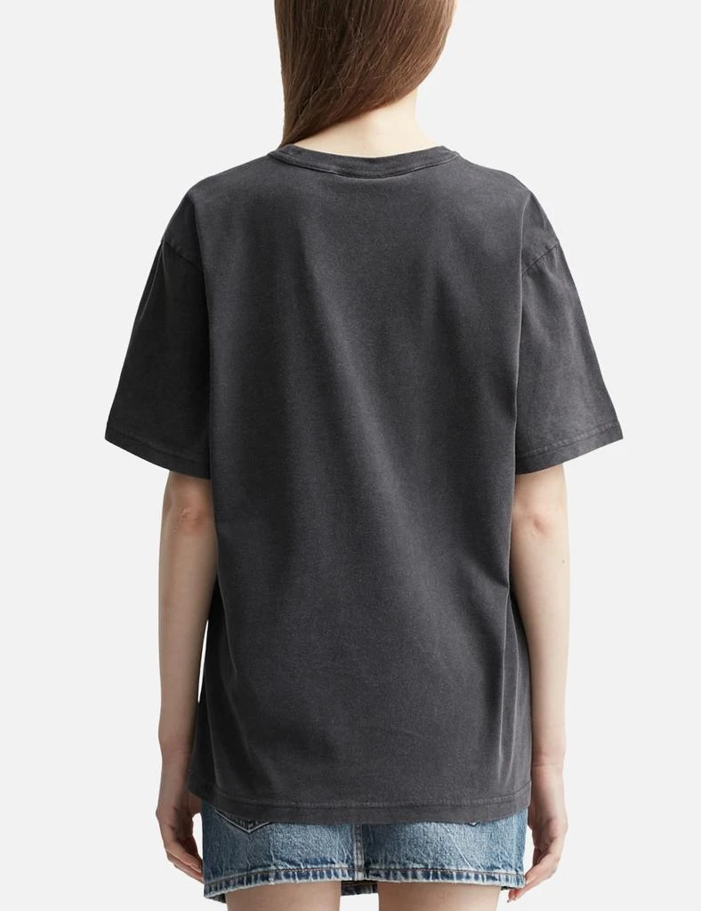 Alexander Wang Distressed Logo Cotton T-shirt 3