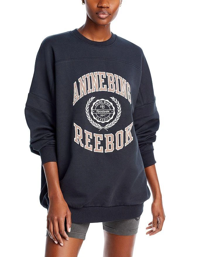 Reebok Oversized Varsity Sweatshirt 1