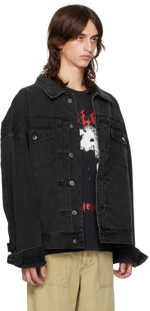Stolen Girlfriends Club Black Dust & Grit Denim Jacket