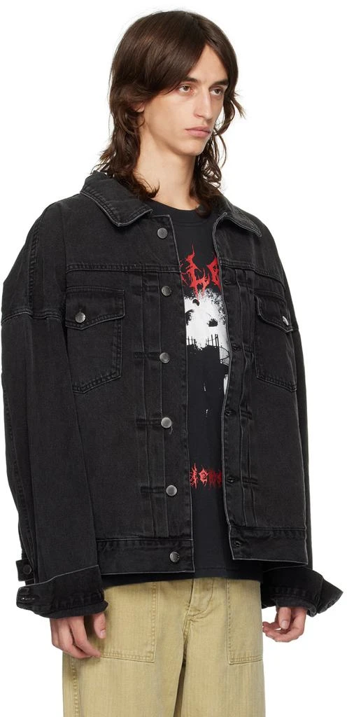 Stolen Girlfriends Club Black Dust & Grit Denim Jacket 2