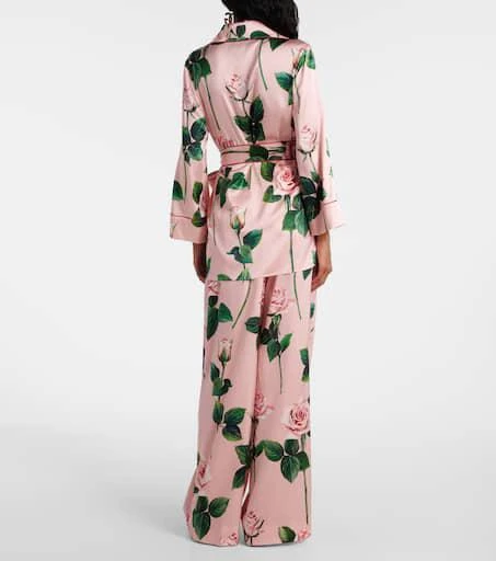 Dolce 
Gabbana Floral silk-blend satin blouse 3