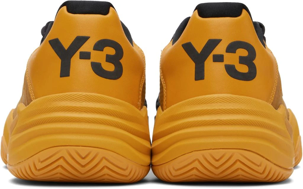 Y-3 Gold & Black US Open Barricade 13 Sneakers 2