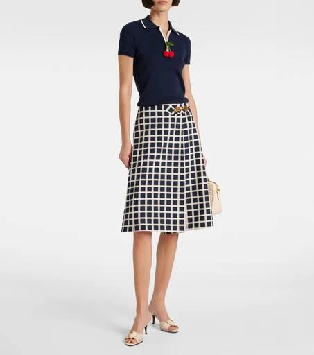 Valentino Cherryfic cotton polo sweater 2