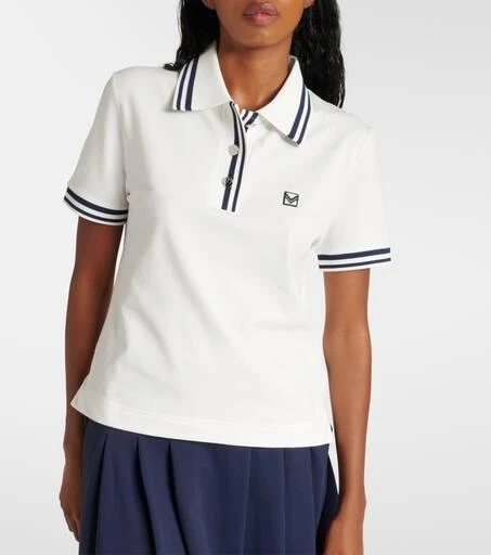 Tory Sport Cotton-blend piqué polo shirt 5