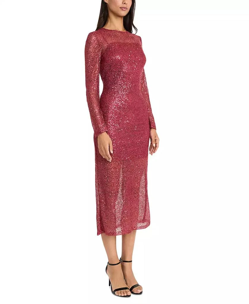 Donna Morgan Women's Sequined Midi Dress 5