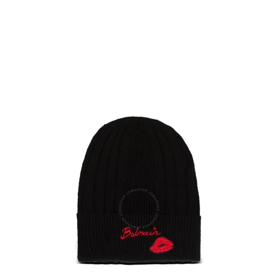 Balmain Logo-Embroidered Beanie 1