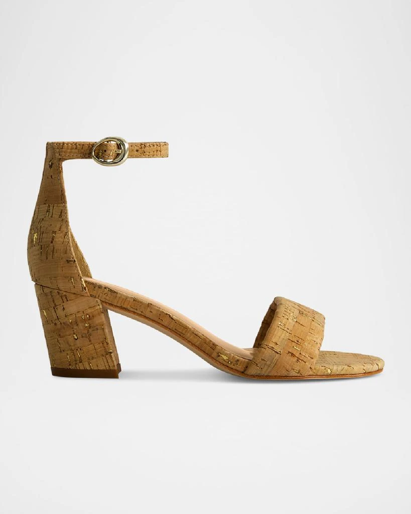 Bernardo Bowie Cork Ankle-Strap Sandals 1
