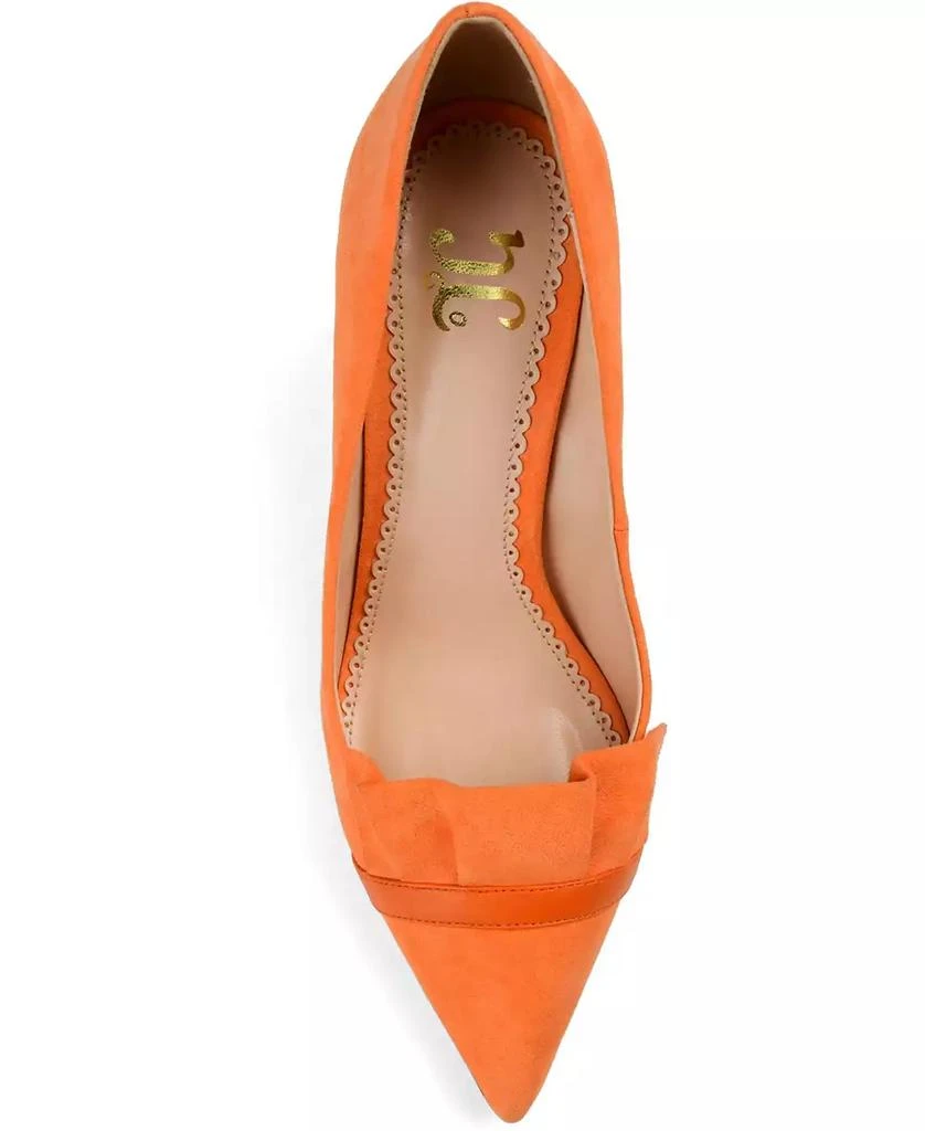 Journee Collection Women's Marek Ruffle Detail Dress Pumps 5