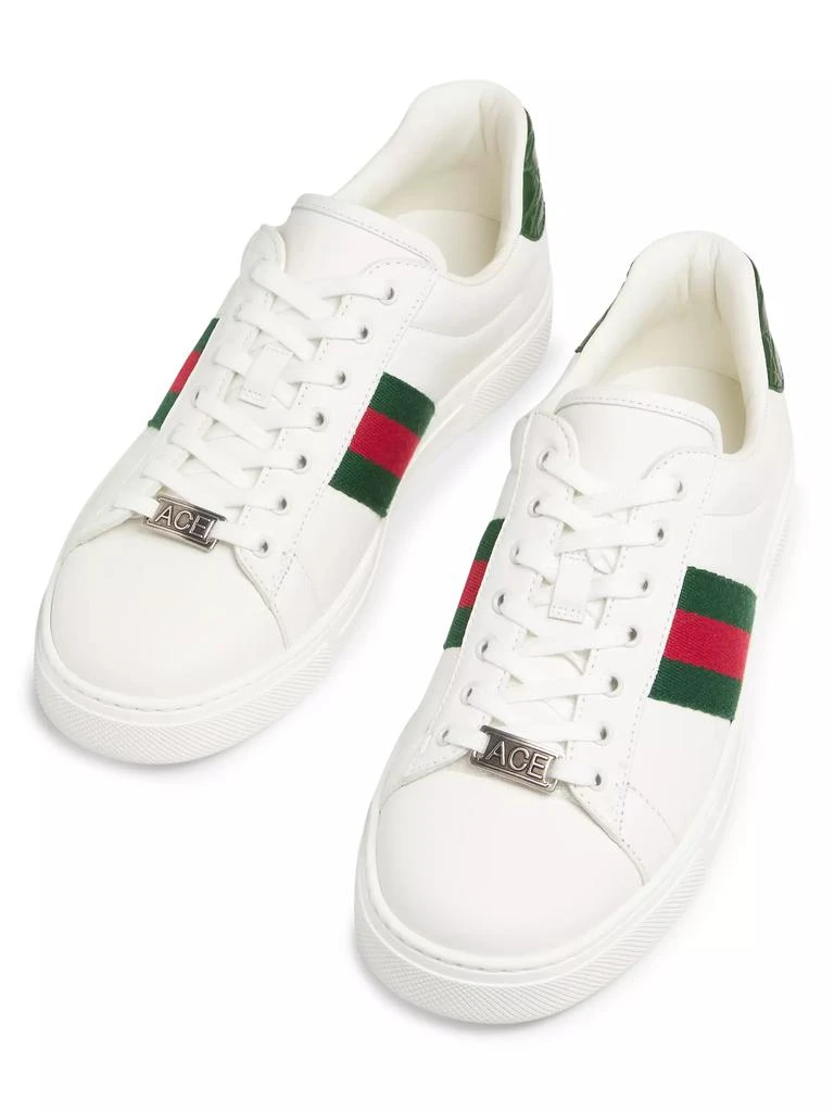 Gucci MAC80 Leather Low-Top Sneakers 4
