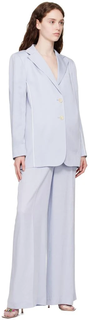 Gianvito Rossi Silver Ribbon Candy Heeled Sandals 5