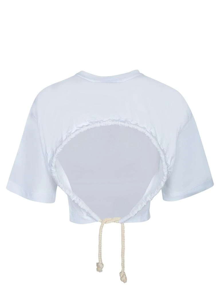 MSGM MSGM Open-Back Self-Tie T-Shirt 2