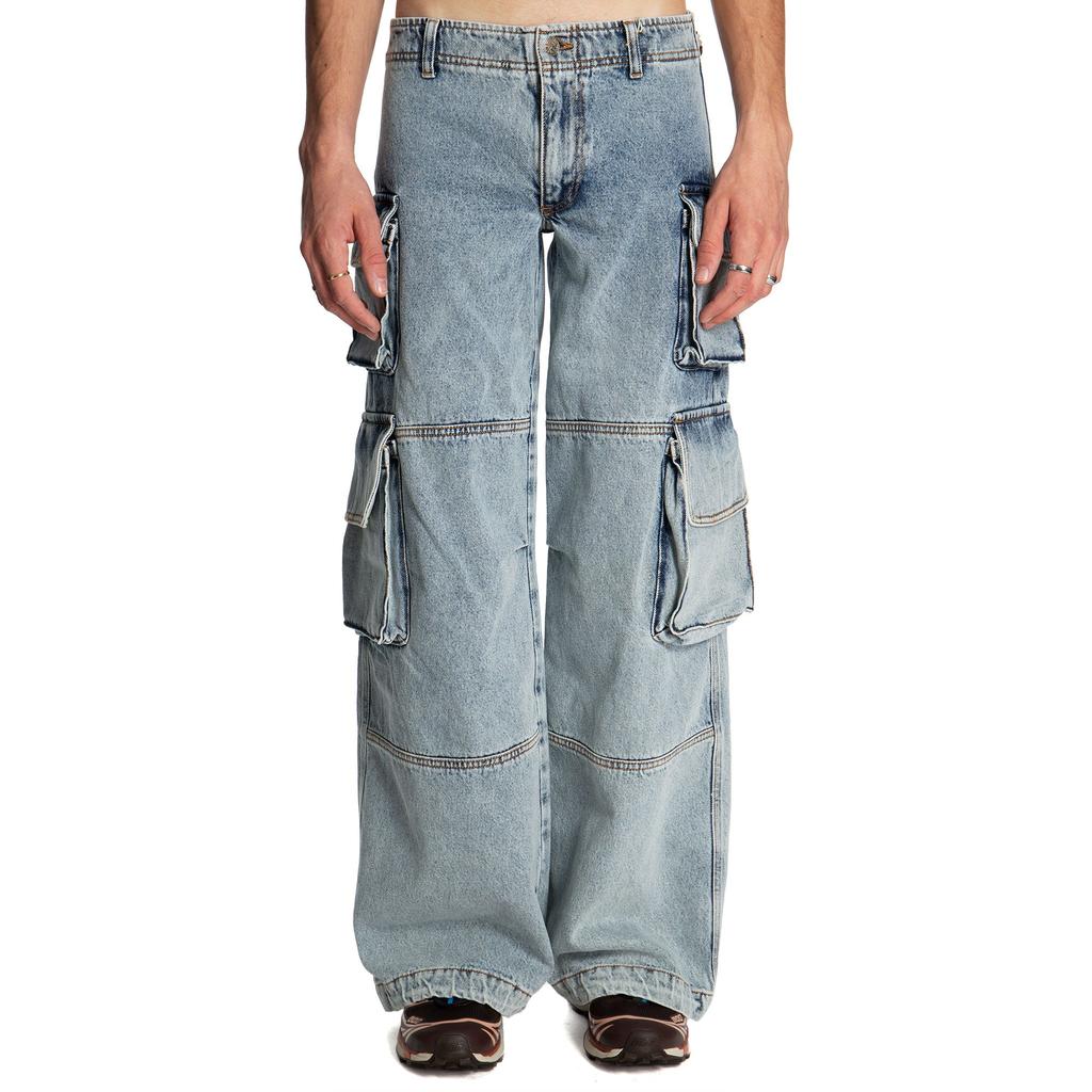 Aries Acid Wash Low Rise Cargo Pant