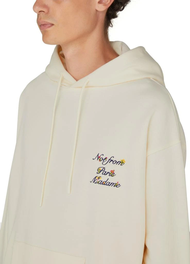 Drôle de Monsieur Floral slogan hoodie 4