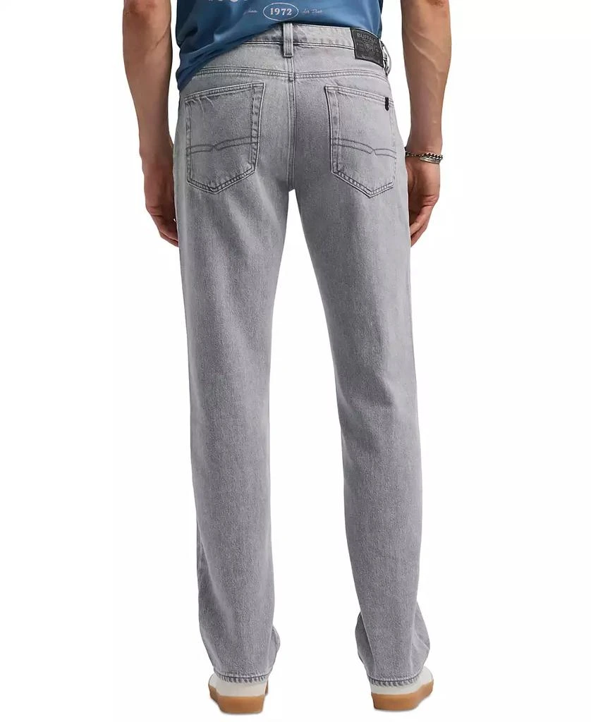 BUFFALO David Bitton Men's Straight Driven Relaxed Fit Gray Jeans 3