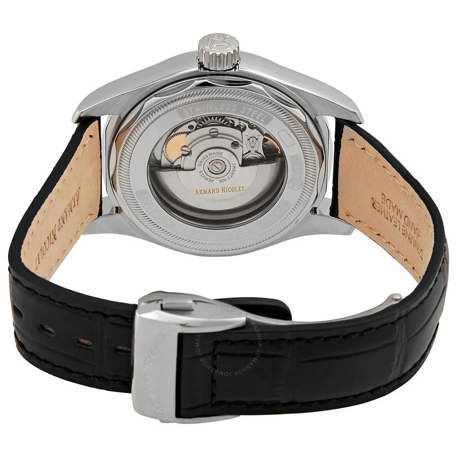 Armand Nicolet MH2 Moonphase Automatic Black Dial Men's Watch A640L-NR-P840NR2 3