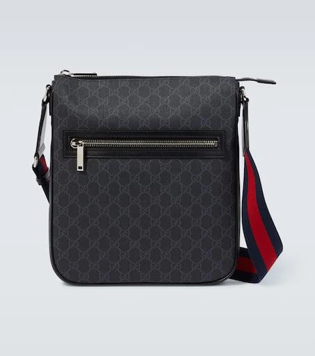 Gucci Web Stripe GG Canvas crossbody bag 1