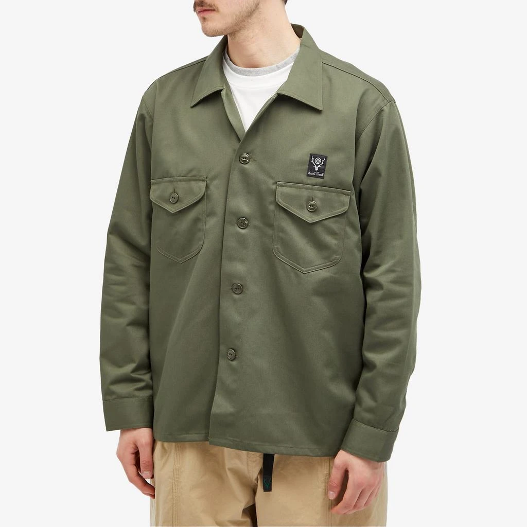 South2 West8 South2 West8 Smokey Overshirt 2