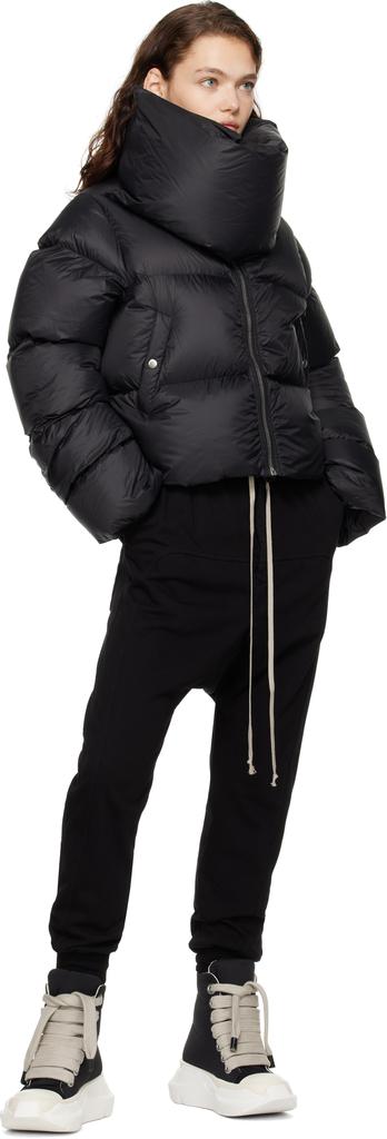 Rick Owens Black Porterville Jumbo Laced Abstract Sneakers