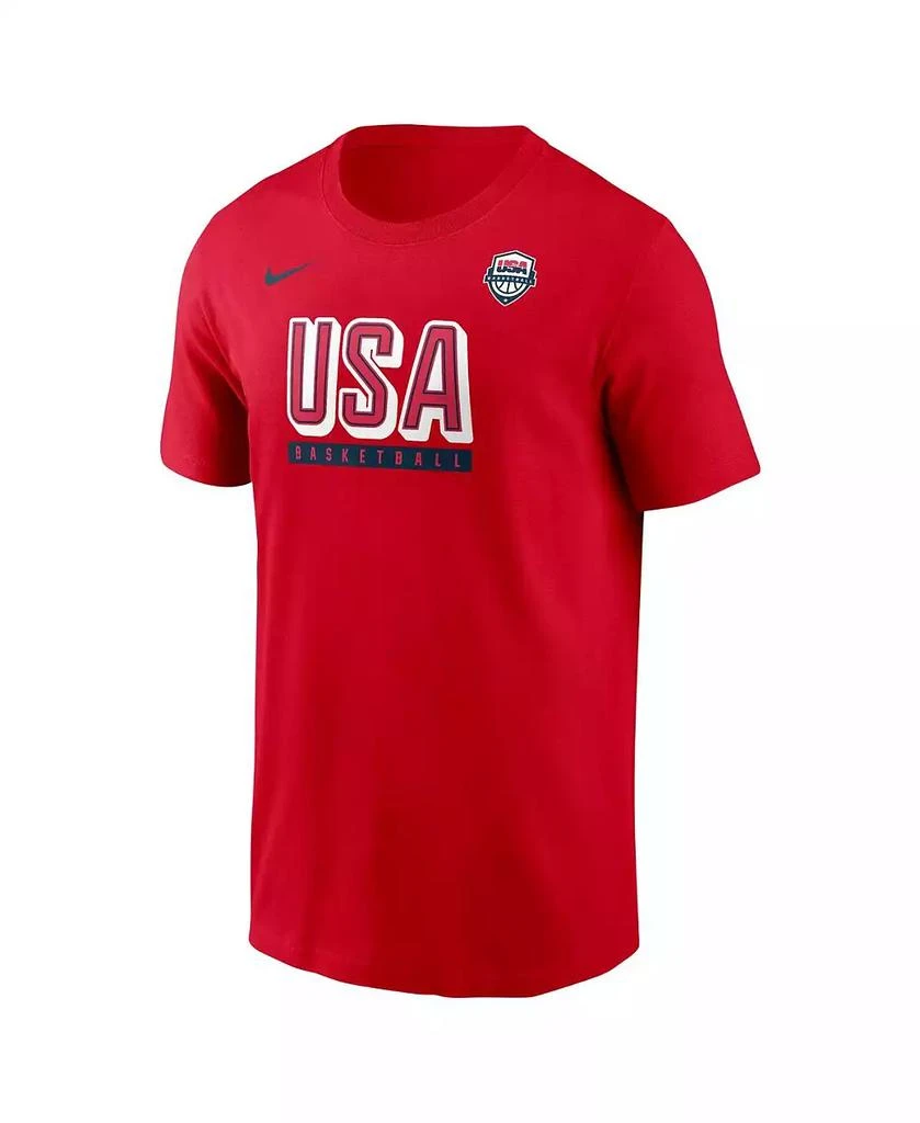 NIKE Men's Red USA Basketball Core T-Shirt 3