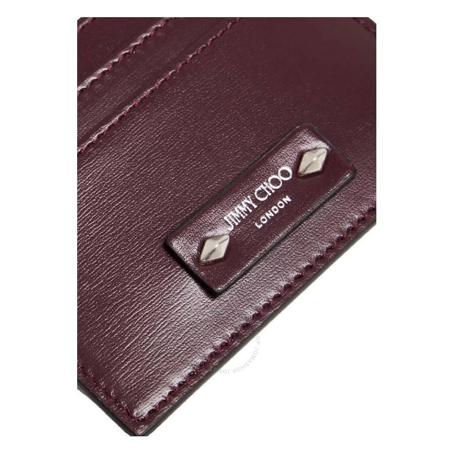 Jimmy Choo Embossed Logo Leather Card Case 3
