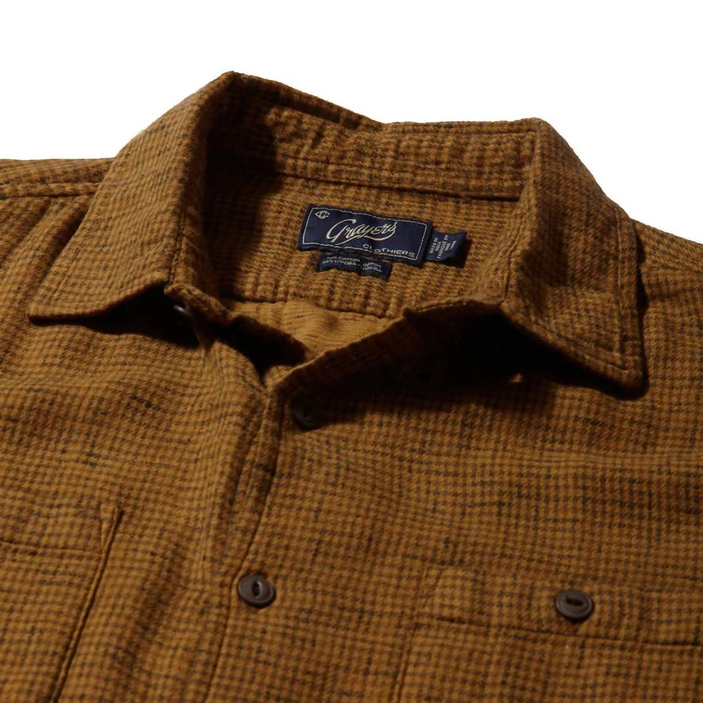 Grayers Grayers - Men's Houndstooth Double Cloth Workshirt 3