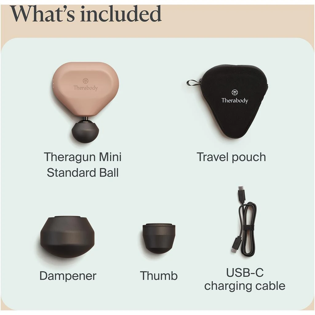 Therabody Theragun Mini Portable Massage Gun - Desert Rose 11