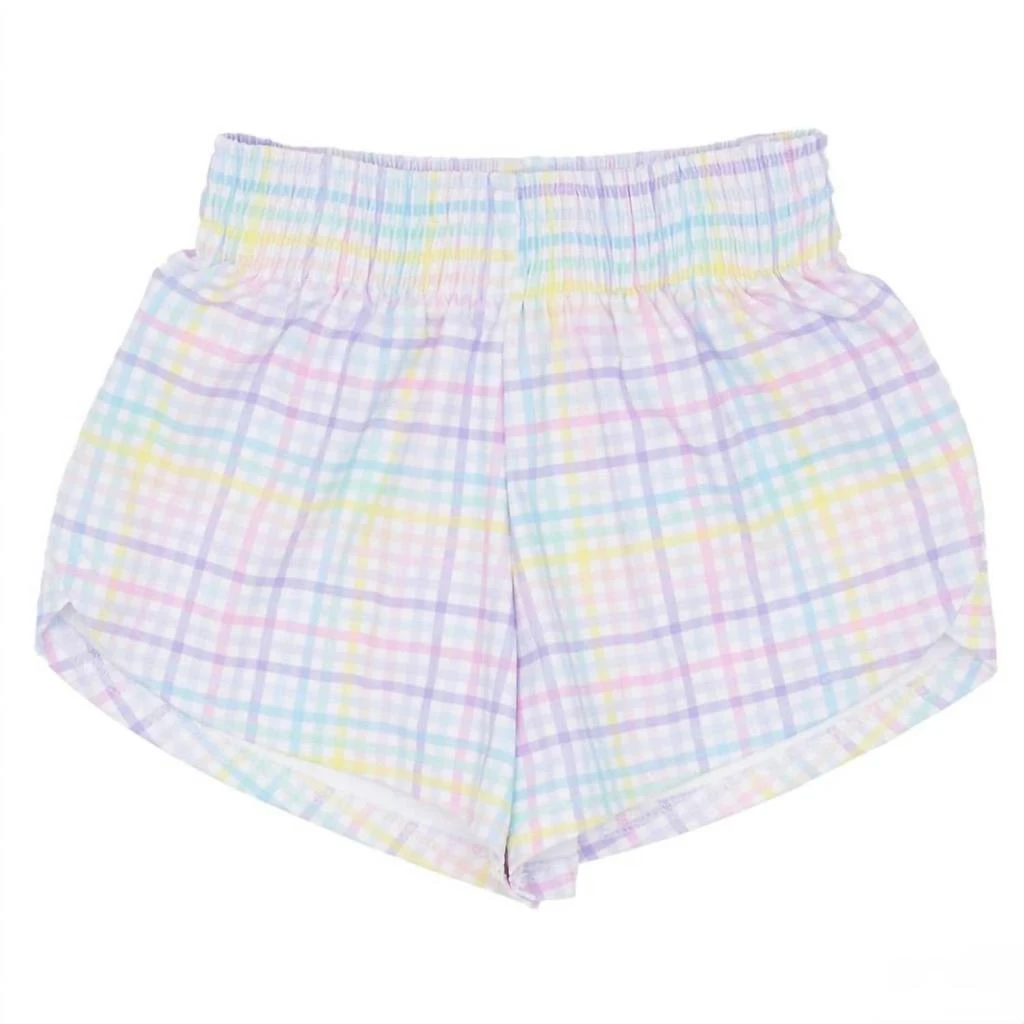 Azarhia Azarhia - Girl
s Easter Gingham Shimmer Steph Shorts