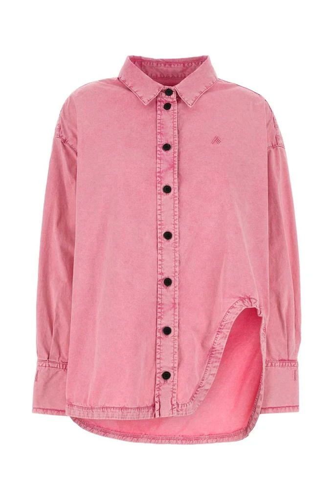 The Attico Pink Denim Oversize Shirt 1