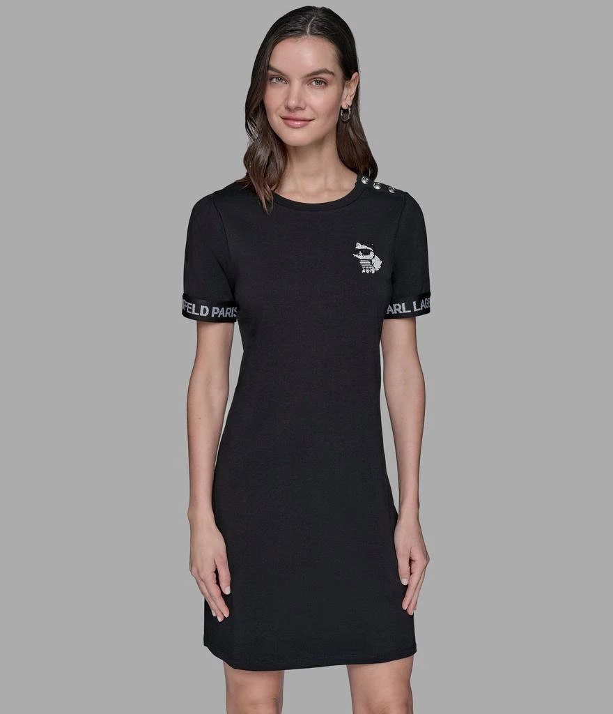 Karl Lagerfeld Paris MINI CHOUPETTE T-SHIRT DRESS 1