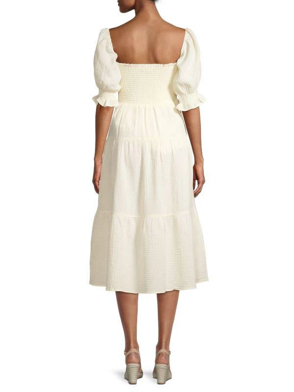 CAARA Frankie Squareneck Tiered Dress 2