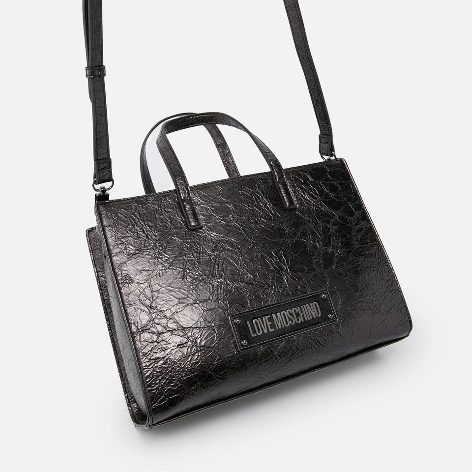 Love Moschino Love Moschino Crush Faux Leather Tote Bag 4