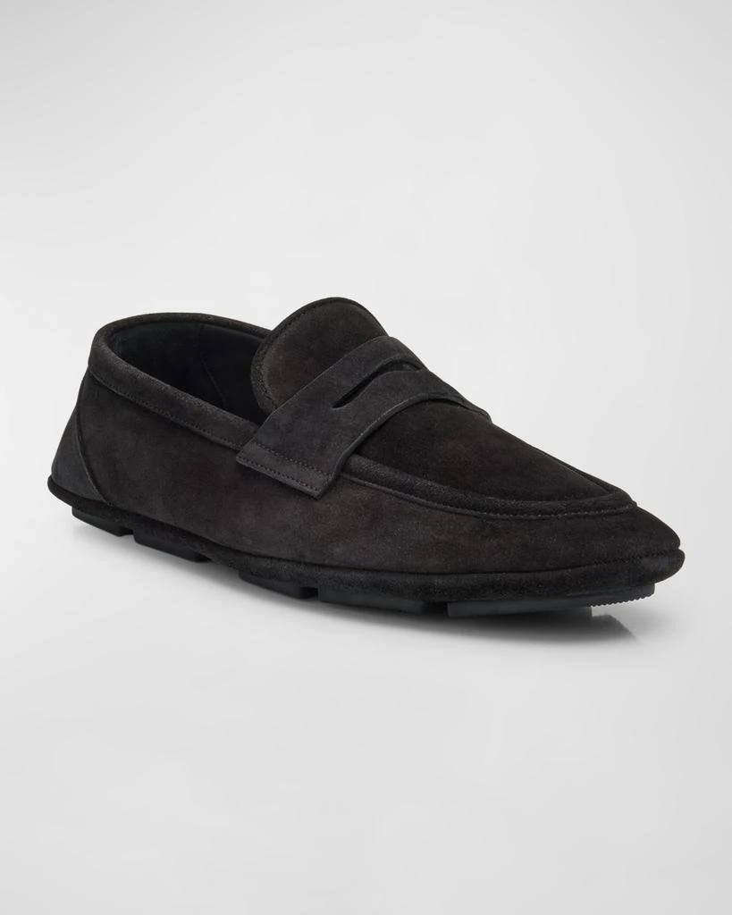 Dolce & Gabbana Men's Formale Suede Penny Loafers 3