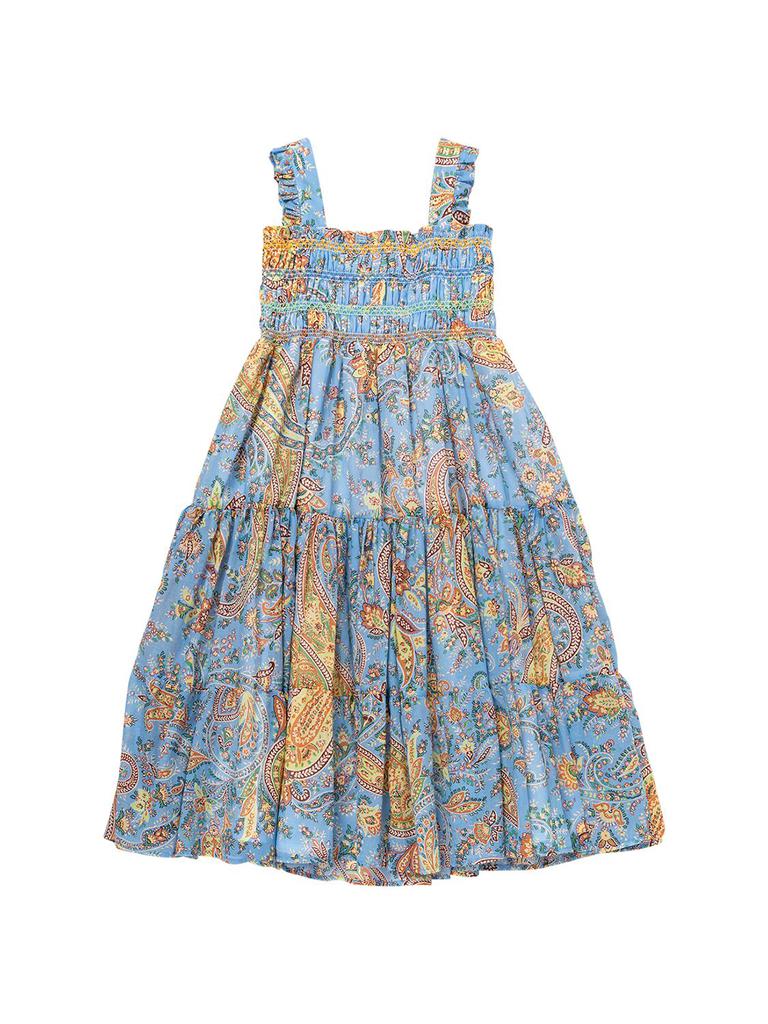 【Etro】プリント ramie tunic Printed ramie tunic in orange - Etro | Mytheresa