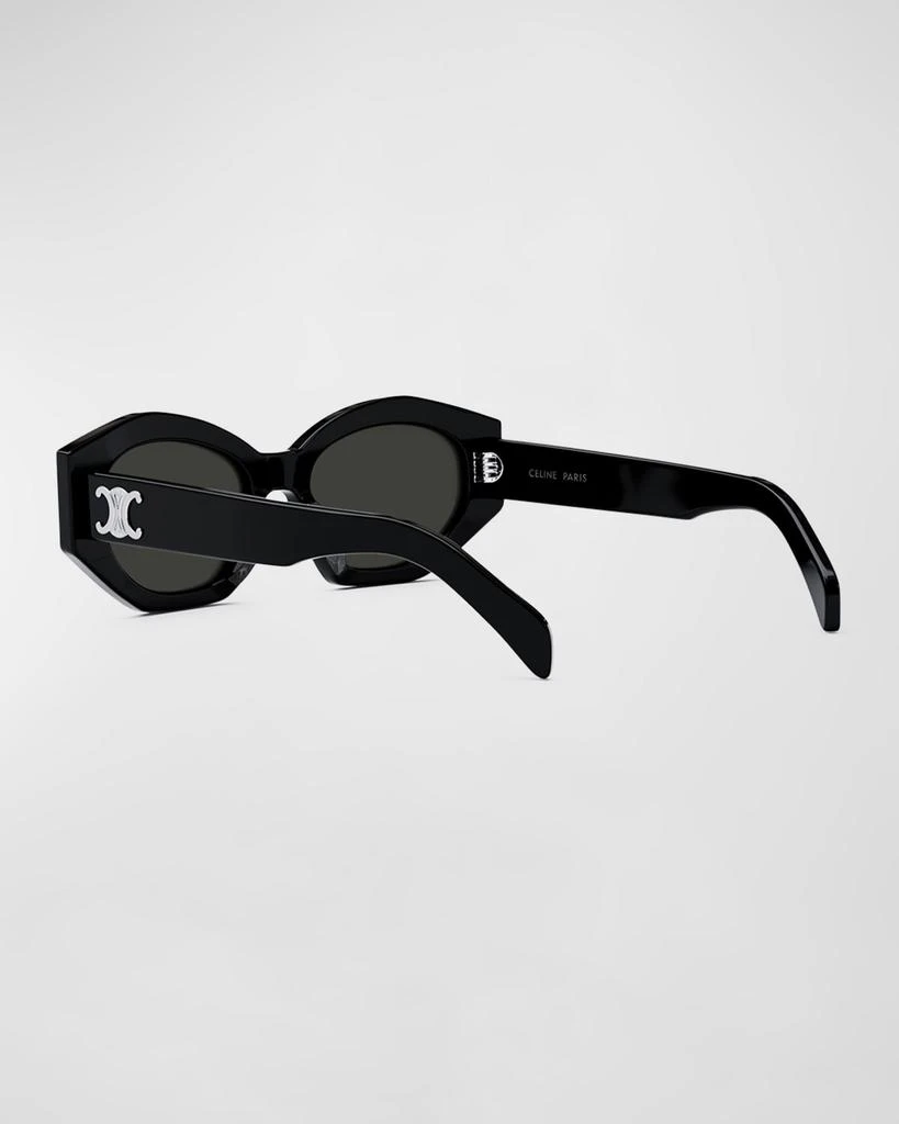 Celine Triomphe Logo Acetate Cat-Eye Sunglasses 2