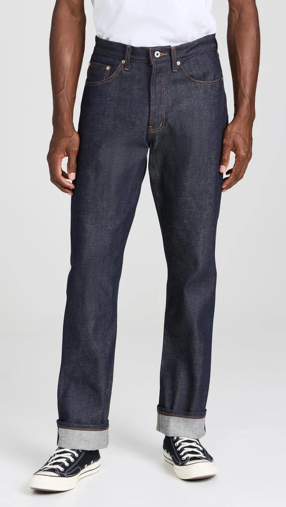 Naked & Famous True Guy - Dirty Fade Selvedge Jeans 6