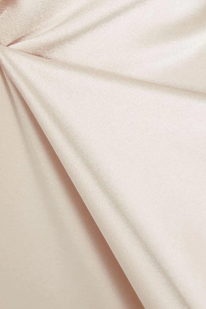 Alice + Olivia Julietta satin-crepe mini dress 4