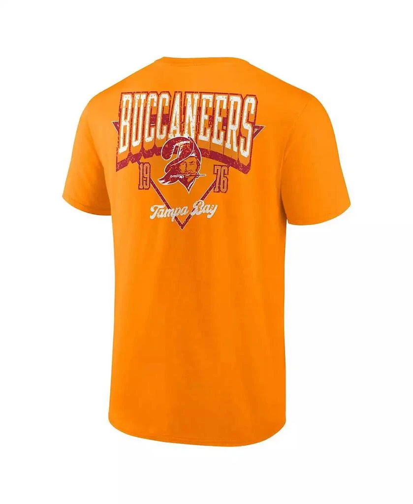 Fanatics Men's Orange Tampa Bay Buccaneers Big Tall Throwback Logo T-Shirt 2